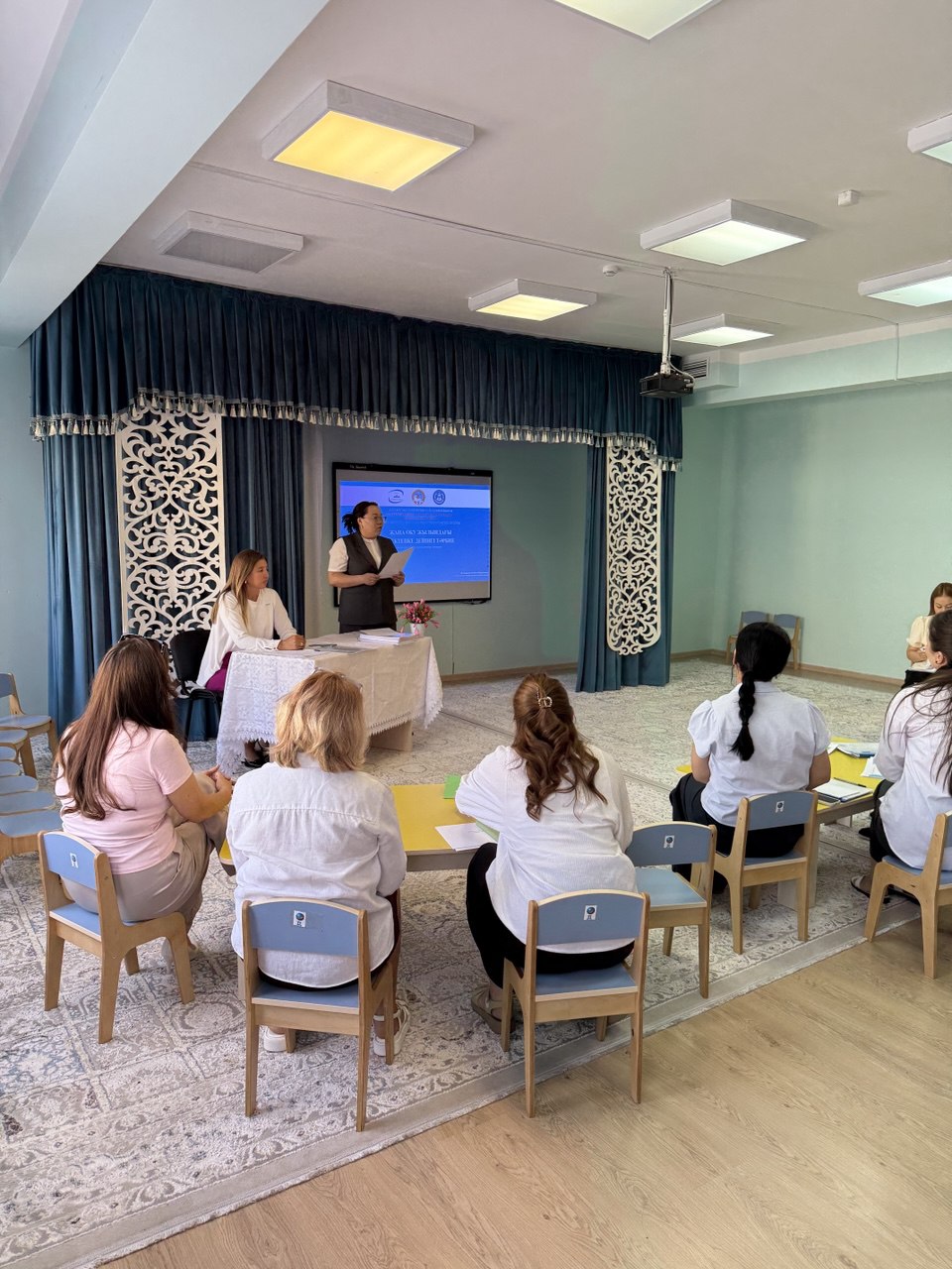 КМҚК "№115 бөбекжай-балабақшасында" 1-педагогикалық кеңес өтті